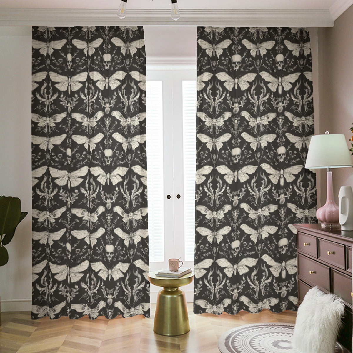Death’s Veil Blackout Curtains - Shadow Threadz Crypt