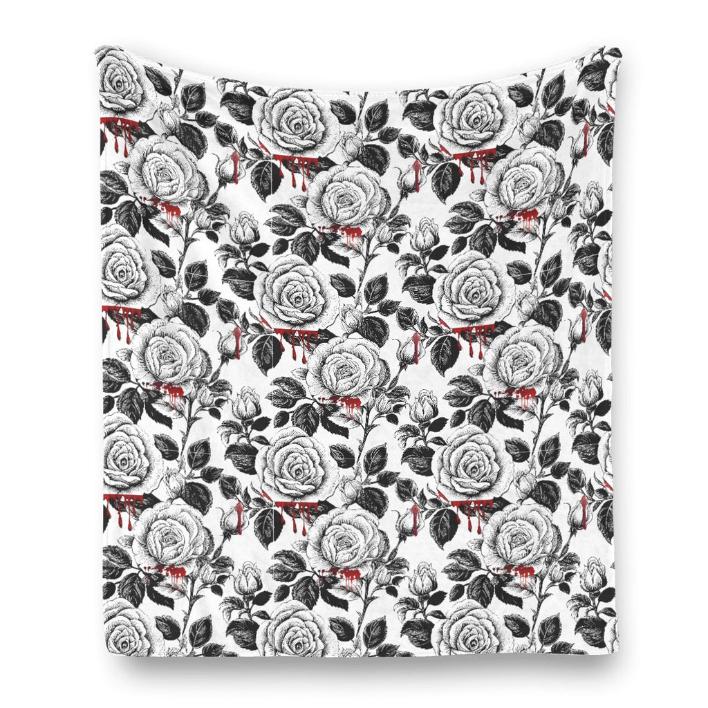 Love in Vein Flannel Blanket - Shadow Threadz Crypt