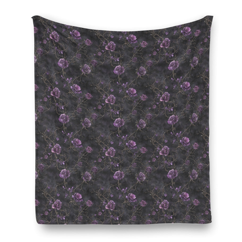Amour Nocturne Flannel Blanket - Shadow Threadz Crypt