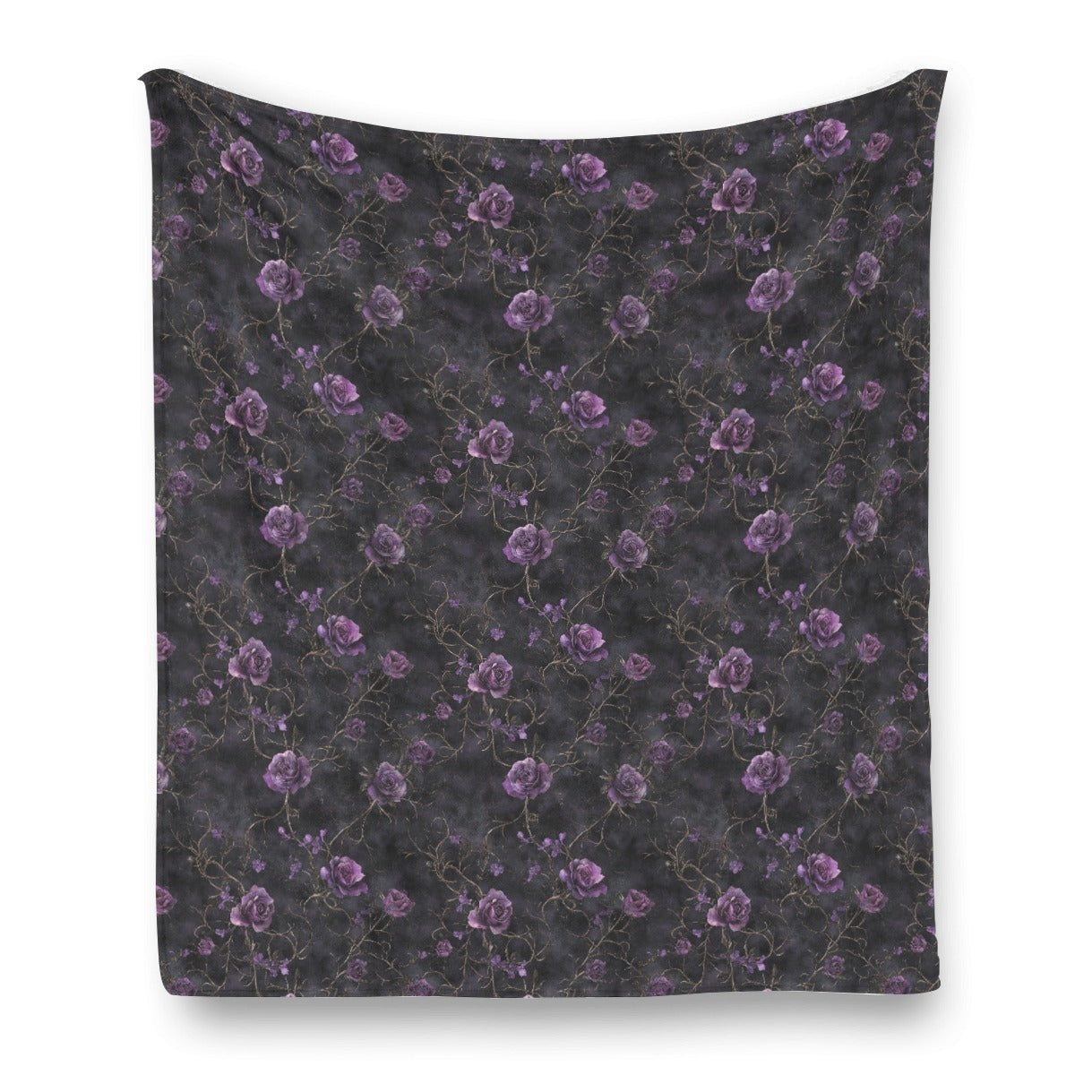 Amour Nocturne Flannel Blanket - Shadow Threadz Crypt